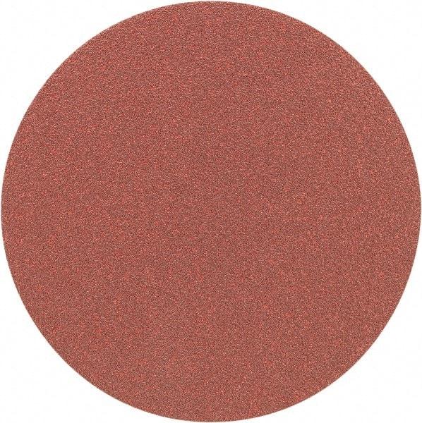 Porter-Cable - 5" Diam, 60 Grit Aluminum Oxide Adhesive PSA Disc - Medium Grade, Tan, C Weighted Backing, Flexible, 13,000 Max RPM - Apex Tool & Supply