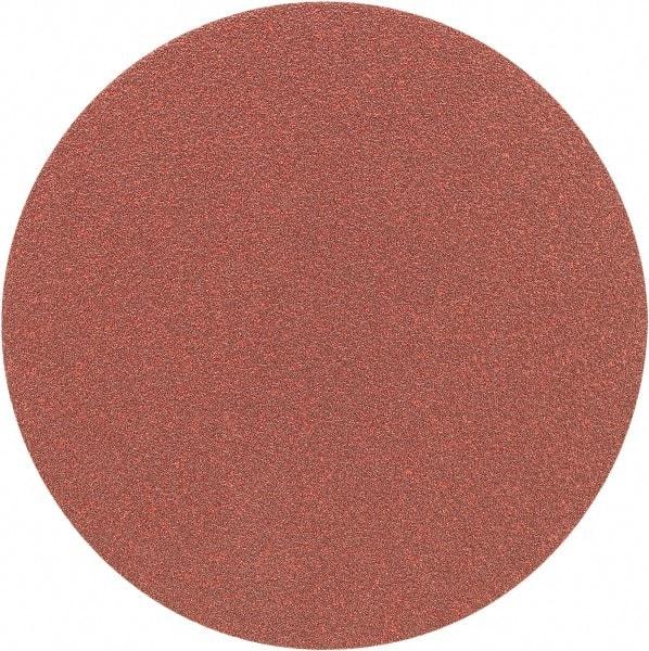 Porter-Cable - 5" Diam, 80 Grit Aluminum Oxide Adhesive PSA Disc - Medium Grade, Tan, C Weighted Backing, Flexible, 13,000 Max RPM - Apex Tool & Supply