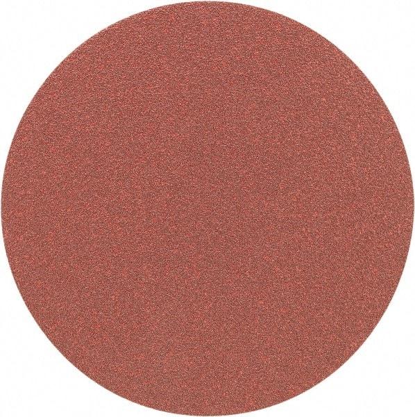 Porter-Cable - 5" Diam, 80 Grit Aluminum Oxide Adhesive PSA Disc - Medium Grade, Tan, C Weighted Backing, Flexible, 13,000 Max RPM - Apex Tool & Supply