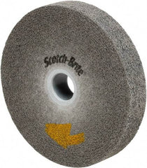 3M - 6" Diam, 1" Face Width, 1" Center Hole, Fine Grade, Silicon Carbide Deburring Wheel - Convolute, Soft Density 9 Grade, 6,000 RPM - Apex Tool & Supply