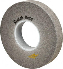 3M - 12" Diam, 3" Face Width, 5" Center Hole, Fine Grade, Silicon Carbide Deburring Wheel - Convolute, Soft Density 9 Grade, 3,000 RPM - Apex Tool & Supply
