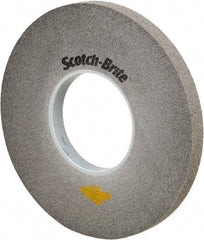 3M - 12" Diam, 1" Face Width, 5" Center Hole, Fine Grade, Silicon Carbide Deburring Wheel - Convolute, Soft Density 9 Grade, 3,000 RPM - Apex Tool & Supply
