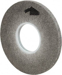 3M - 8" Diam, 1/2" Face Width, 3" Center Hole, Fine Grade, Silicon Carbide Deburring Wheel - Convolute, Soft Density 9 Grade, 4,500 RPM - Apex Tool & Supply