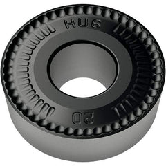 Walter - RCMX2507M0 HU6 Grade WPP20S Carbide Turning Insert - TiCN/Al2O3/TiN Finish, Round, 25mm Inscr Circle, 5/16" Thick - Apex Tool & Supply
