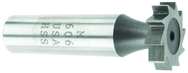 1/2" Dia. - 2-1/16" OAL - Straight Tooth - HSS - Woodruff Keyseat Cutter - Apex Tool & Supply