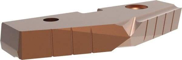 Allied Machine and Engineering - 86mm Diam x 7/16" Thick, Seat Code 6, 144° Included Angle Spade Drill Insert - AM200 Coated, Cobalt, Grade Super Cobalt, Series GEN2 T-A - Apex Tool & Supply
