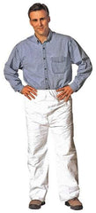 Dupont - Size S, Tyvek General Purpose Work Pants - 22 Inch Waist, 27 Inch Inseam, White - Apex Tool & Supply