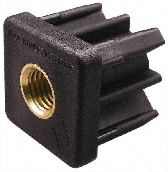 Gibraltar - 2" Tube, 3/4-10 Thread, 1,800 Lb Capacity, Square Tube End - 0.109/0.12" Tube Wall, 2" Square - Apex Tool & Supply