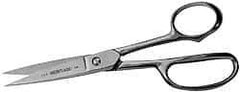 Heritage Cutlery - 3" LOC, 8" OAL Stainless Steel Standard Shears - Ambidextrous, Straight Handle, For General Purpose Use - Apex Tool & Supply