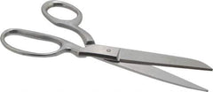 Heritage Cutlery - 3-1/2" LOC, 8-1/2" OAL Stainless Steel Standard Shears - Right Hand, Metal Bent Handle, For General Purpose Use - Apex Tool & Supply