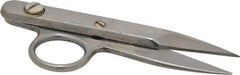 Heritage Cutlery - 1-3/8" LOC, 4-1/2" OAL Stainless Steel Standard Thread Clips - Right Hand, Metal Straight Handle, For Electrical - Apex Tool & Supply