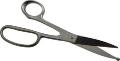 Heritage Cutlery - 3" LOC, 9" OAL Stainless Steel Standard Shears - Right Hand, Metal Straight Handle, For Poultry Processing - Apex Tool & Supply