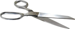 Heritage Cutlery - 3-1/2" LOC, 8" OAL Stainless Steel Standard Shears - Straight Handle, For Poultry Processing - Apex Tool & Supply