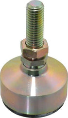 Gibraltar - 440 Lb Capacity, 5/8-11 Thread, 3-7/8" OAL, Zinc Stud, Studded Socket Mount Leveling Mount - 2" Stud Length, 2-1/2" Base Diam, Zinc Pad, 7/8" Hex - Apex Tool & Supply