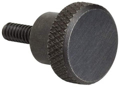 Gibraltar - 2-1/2" Head, Knurled Knob - Threaded Stem, Stainless Steel - Apex Tool & Supply