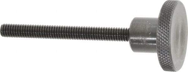 Gibraltar - 1-1/2" Head, Knurled Knob - Threaded Stem, Steel - Apex Tool & Supply