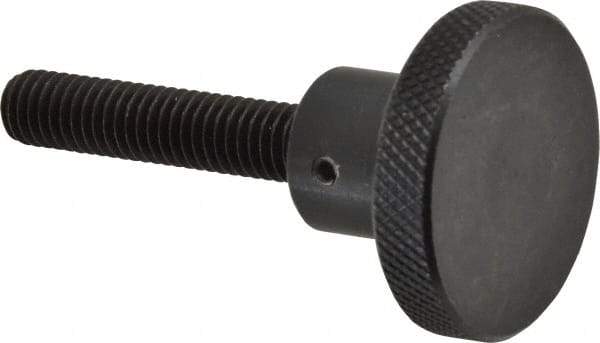 Gibraltar - 1-1/2" Head, Knurled Knob - Threaded Stem, Steel - Apex Tool & Supply