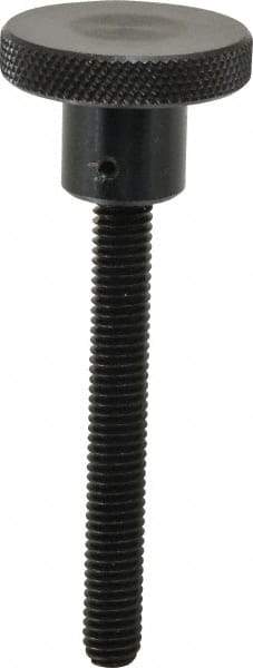 Gibraltar - 1-1/2" Head, Knurled Knob - Threaded Stem, Steel - Apex Tool & Supply