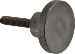 Gibraltar - 2" Head, Knurled Knob - Threaded Stem, Steel - Apex Tool & Supply
