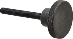 Gibraltar - 2" Head, Knurled Knob - Threaded Stem, Steel - Apex Tool & Supply