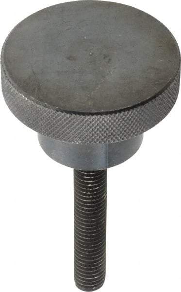 Gibraltar - 2-1/2" Head, Knurled Knob - Threaded Stem, Steel - Apex Tool & Supply