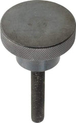Gibraltar - 2-1/2" Head, Knurled Knob - Threaded Stem, Steel - Apex Tool & Supply