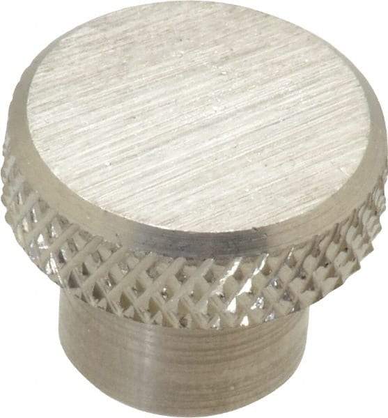 Gibraltar - 3/4" Head, Knurled Knob - Tapped, Stainless Steel - Apex Tool & Supply