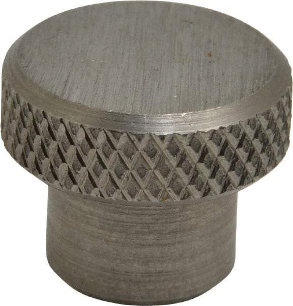 Gibraltar - 3/4" Head, Knurled Knob - Tapped, Stainless Steel - Apex Tool & Supply