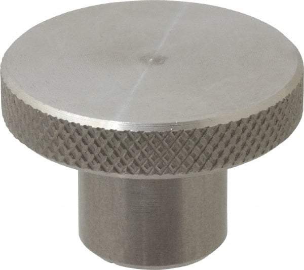 Gibraltar - 1-1/2" Head, Knurled Knob - Tapped, Stainless Steel - Apex Tool & Supply