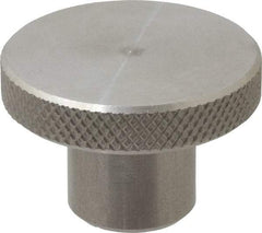 Gibraltar - 1-1/2" Head, Knurled Knob - Tapped, Stainless Steel - Apex Tool & Supply