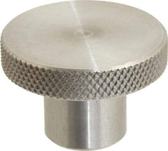 Gibraltar - 1-1/2" Head, Knurled Knob - Tapped, Stainless Steel - Apex Tool & Supply