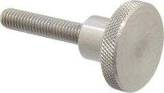 Gibraltar - 1-1/2" Head, Knurled Knob - Threaded Stem, Stainless Steel - Apex Tool & Supply