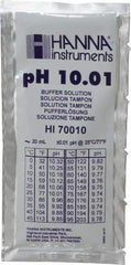 Hanna Instruments - 10.01% pH Range Buffer Pouch - 20 ml Pouches - Apex Tool & Supply