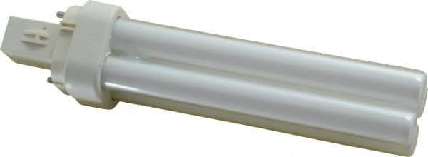 Philips - 18 Watt Fluorescent Commercial/Industrial 2 Pin Lamp - 4,100°K Color Temp, 1,250 Lumens, PLC, 10,000 hr Avg Life - Apex Tool & Supply