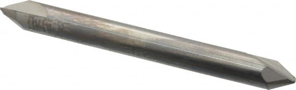 ProMax - 1/4" Diam 2 Flute Double End Solid Carbide Chamfer Mill - Apex Tool & Supply