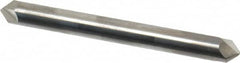 ProMax - 1/4" Diam 2 Flute Double End Solid Carbide Chamfer Mill - Apex Tool & Supply