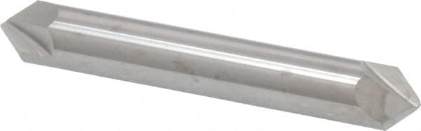 ProMax - 3/8" Diam 2 Flute Double End Solid Carbide Chamfer Mill - Apex Tool & Supply