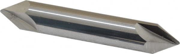 ProMax - 1/2" Diam 2 Flute Double End Solid Carbide Chamfer Mill - Apex Tool & Supply