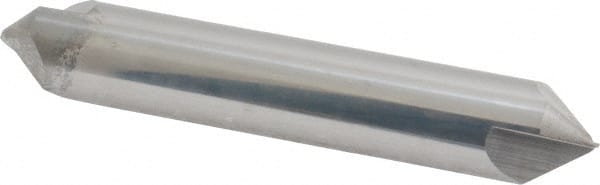 ProMax - 1/2" Diam 2 Flute Double End Solid Carbide Chamfer Mill - Apex Tool & Supply
