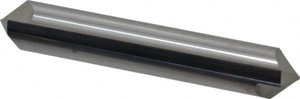 ProMax - 1/2" Diam 2 Flute Double End Solid Carbide Chamfer Mill - Apex Tool & Supply