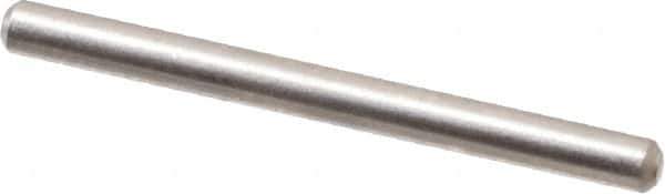 Value Collection - 1/16" Diam x 3/4" Pin Length 316 Stainless Steel Standard Dowel Pin - Bright Finish, 2 Beveled End - Apex Tool & Supply