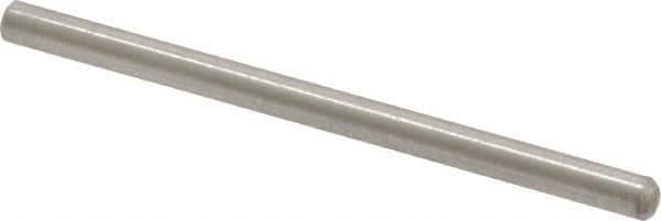 Value Collection - 1/16" Diam x 1" Pin Length 316 Stainless Steel Standard Dowel Pin - Bright Finish, 2 Beveled End - Apex Tool & Supply