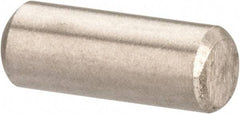 Value Collection - 3/32" Diam x 1/4" Pin Length 316 Stainless Steel Standard Dowel Pin - Bright Finish, 2 Beveled End - Apex Tool & Supply