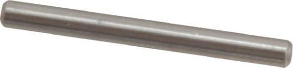 Value Collection - 1/8" Diam x 1-1/4" Pin Length 316 Stainless Steel Standard Dowel Pin - Bright Finish, 2 Beveled End - Apex Tool & Supply