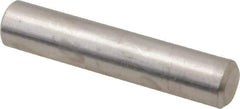 Value Collection - 1/4" Diam x 1-1/4" Pin Length 316 Stainless Steel Standard Dowel Pin - Bright Finish, 2 Beveled End - Apex Tool & Supply