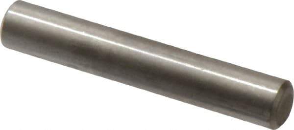 Value Collection - 1/4" Diam x 1-1/2" Pin Length 316 Stainless Steel Standard Dowel Pin - Bright Finish, 2 Beveled End - Apex Tool & Supply