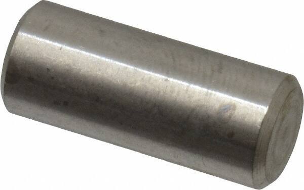 Value Collection - 5/16" Diam x 3/4" Pin Length 316 Stainless Steel Standard Dowel Pin - Bright Finish, 2 Beveled End - Apex Tool & Supply