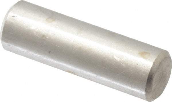 Value Collection - 5/16" Diam x 1" Pin Length 316 Stainless Steel Standard Dowel Pin - Bright Finish, 2 Beveled End - Apex Tool & Supply