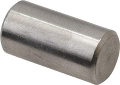 Value Collection - 3/8" Diam x 3/4" Pin Length 316 Stainless Steel Standard Dowel Pin - Bright Finish, 2 Beveled End - Apex Tool & Supply