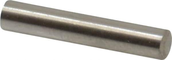 Value Collection - 3mm Diam x 16mm Pin Length 316 Stainless Steel Standard Dowel Pin - Bright Finish, 1 Rounded End - Apex Tool & Supply